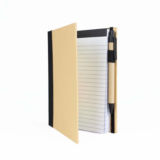 Libreta Eco C/Accesorios Negro