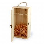 Caja de Madera para Vino 007 Dos Botellas
