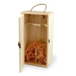 Caja de Madera para Vino 007 Dos Botellas