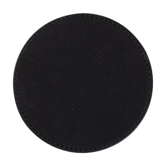 Posavaso circular p/laser - Negro/Dorado Posavaso circular p/laser - Negro/Dorado