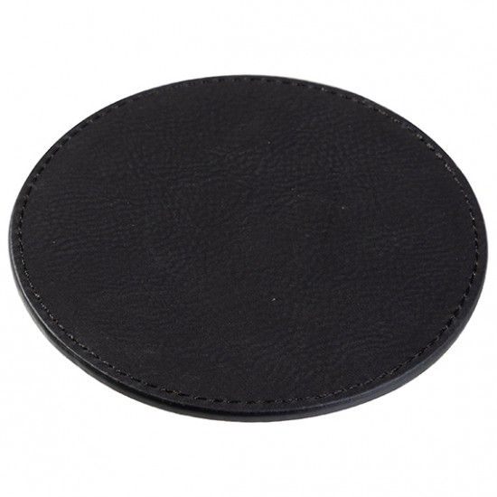 Posavaso circular p/laser - Negro/Dorado Posavaso circular p/laser - Negro/Dorado