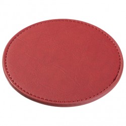 Posavaso circular p/laser - Rojo/Negro