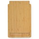 Tabla Parrillera Bamboo Premium con tapa y cubiertos 30x20 cm