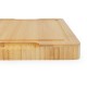 Tabla Parrillera Bamboo Premium con tapa y cubiertos 30x20 cm