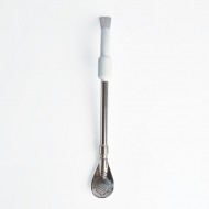 Bombilla de Acero Premuium 022 Blanco