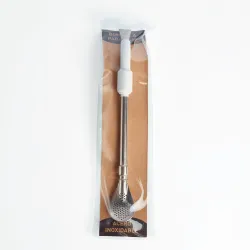Bombilla de Acero Premuium 022 Blanco