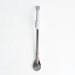 Bombilla de Acero Premuium 022 Blanco