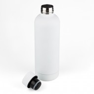 Botella Doble Pared Engomado 500ml Blanco