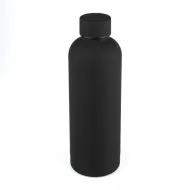 Botella Doble Pared Engomado 500ml Negro