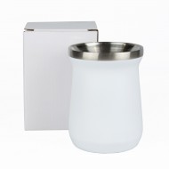 Mate Acero Camionero Blanco