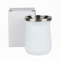 Mate Acero Camionero Blanco