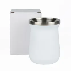 Mate Acero Camionero Blanco