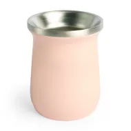 Mate Acero Camionero 260ml Rosado