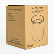 Mate Acero Camionero 260ml Oliva