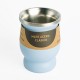 Mate Acero Clasico 240 ml Celeste