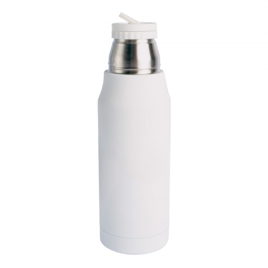 Termo de Acero Doble Pared 750ml 031 Blanco