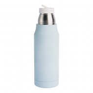 Termo de Acero Doble Pared 750ml 031 Celeste