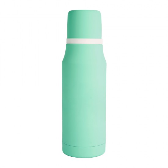 Termo de Acero Doble Pared 750ml 031 Verde Claro
