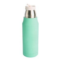 Termo de Acero Doble Pared 750ml 031 Verde Claro