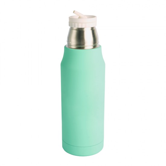 Termo de Acero Doble Pared 750ml 031 Verde Claro