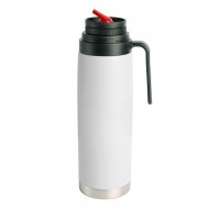 Termo de Acero Doble Pared 1000ml 032 Blanco