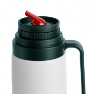 Termo de Acero Doble Pared 1000ml 032 Blanco