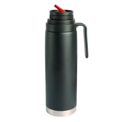 Termo de Acero Doble Pared 1000ml 032 Negro