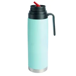 Termo de Acero Doble Pared 1000ml 032 Turquesa