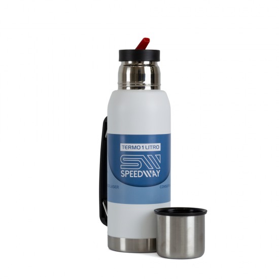 Termo SW Premium de Acero 1L Blanco