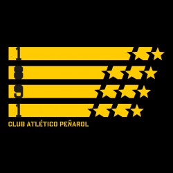 Camiseta Negra Peñarol 1891 Estrellas Camiseta Negra Peñarol 1891 Estrellas
