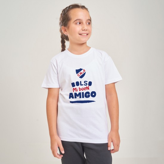 Camiseta Niño Blanca Nacional Amigo