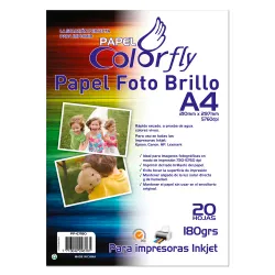 Papel Foto CF A4 180gr 20 Hojas