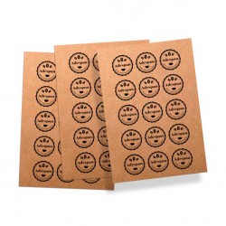 Papel Kraft Autoadhesivo Marrón Inkjet A4x10 Papel Kraft Autoadhesivo Marrón Inkjet A4x10