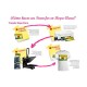 Papel Transfer Glitter A4 5 Hojas Papel Transfer Glitter A4 5 Hojas