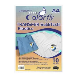 Transfer SubliTextil elastico CF A4 10 hojas