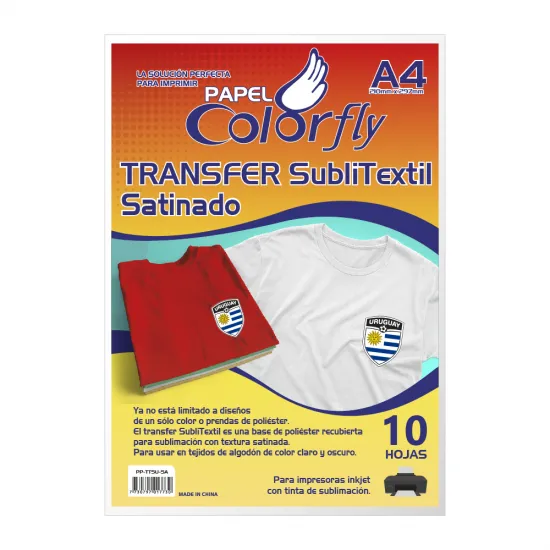 Transfer SubliTextil satinado CF A4 10 hojas