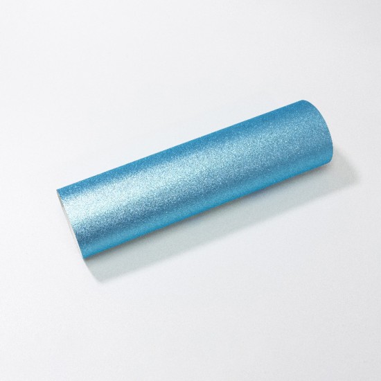 Vinilo Adhesivo Shimmer 5 Hojas 30x30cm Celeste