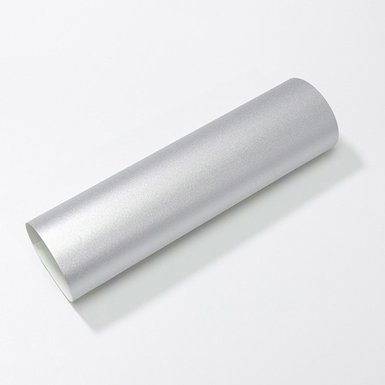 Vinilo Adhesivo Shimmer 5 Hojas 30x30cm Plateado