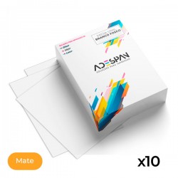 Vinilo Autoad Blanco Mate Inkjet A4x10