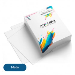 Vinilo Autoadhesivo Blanco Mate Laser A4x100