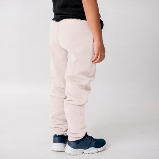 Pantalon Felpa Unisex Niño Beige