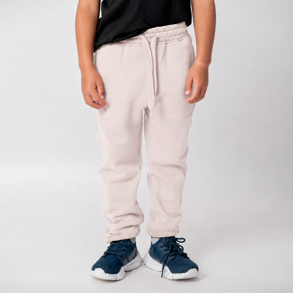 Pantalon Felpa Unisex Niño Beige