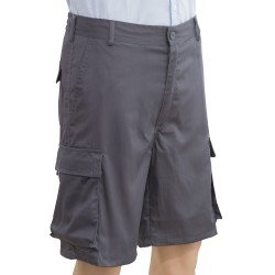 Bermuda Cargo Industrial Gris Bermuda Cargo Industrial Gris