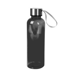 Botella Deportiva Transparente 500ml Negro