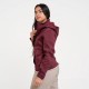 Campera Dama Neopreno Bordeaux