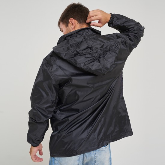 Campera Impermeable Negra Campera Impermeable Negra