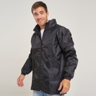 Campera Impermeable Negra