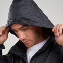 Campera Impermeable Negra