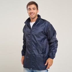 Campera Impermeable Azul