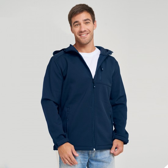 Campera Adulto Neopreno Con Capucha Azul